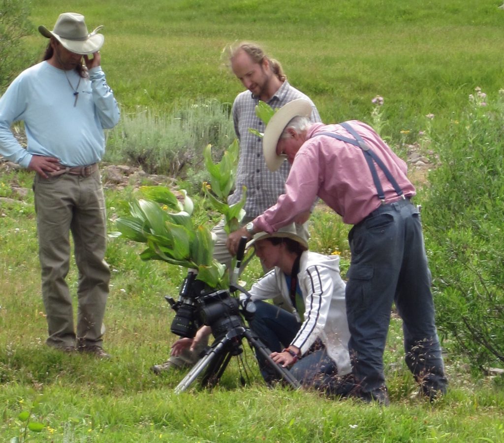 Sky Factory artists adjusting composition for an upcoming photo shoot.